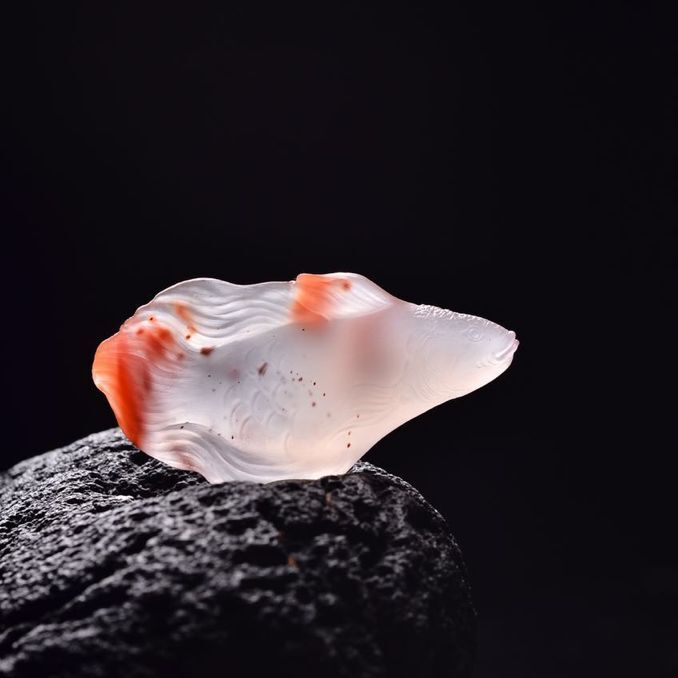 四川南紅瑪瑙《年年有魚》
